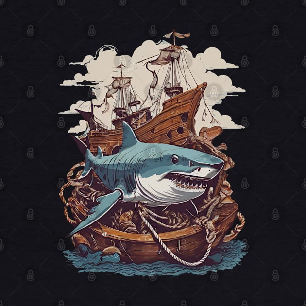 Vintage Shark attack by Mysooni